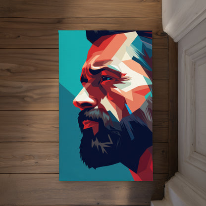 Hopeful Black Indoor Outdoor Door Mat | Home Decor Accent