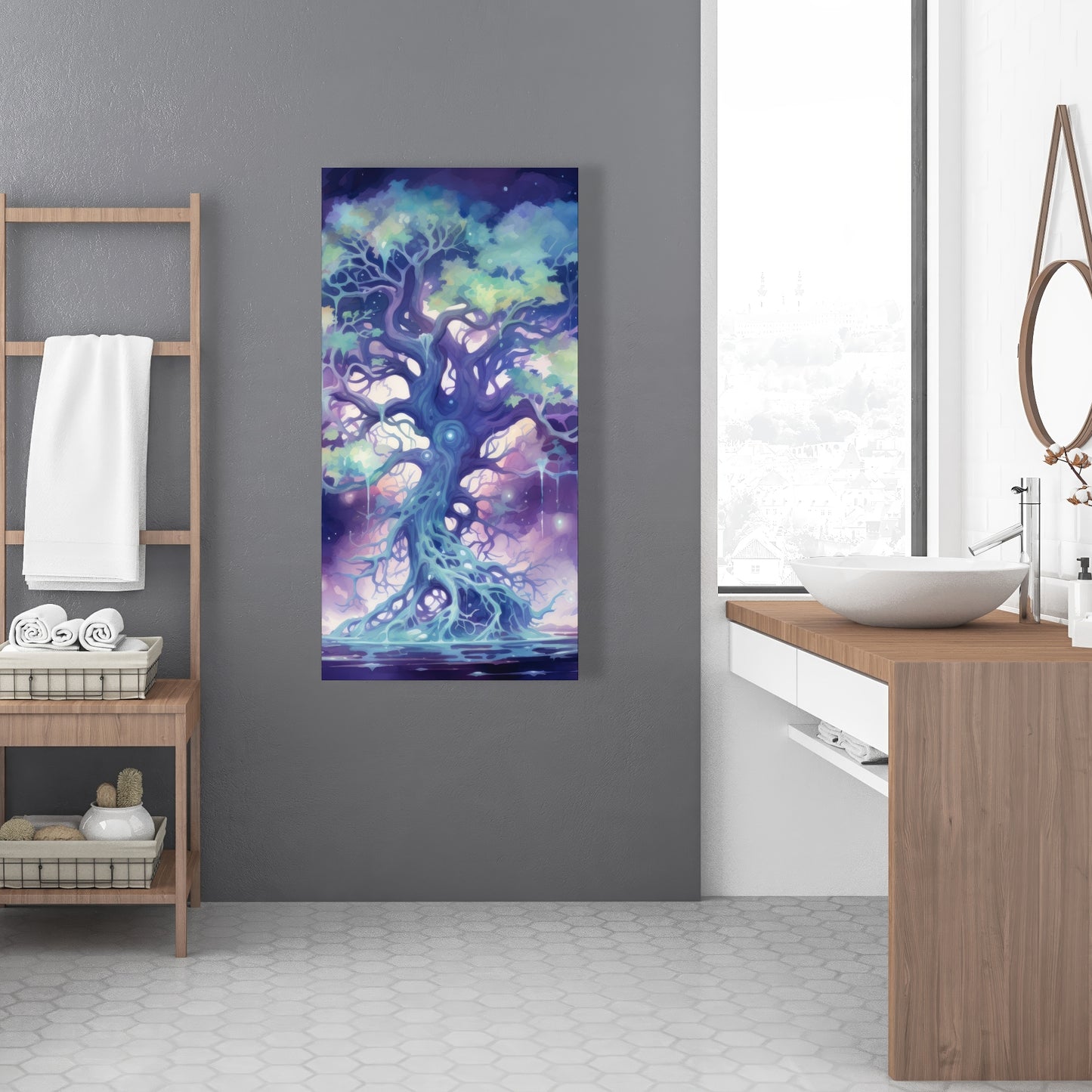 Surreal sap - White canvas for elegant home decor accents