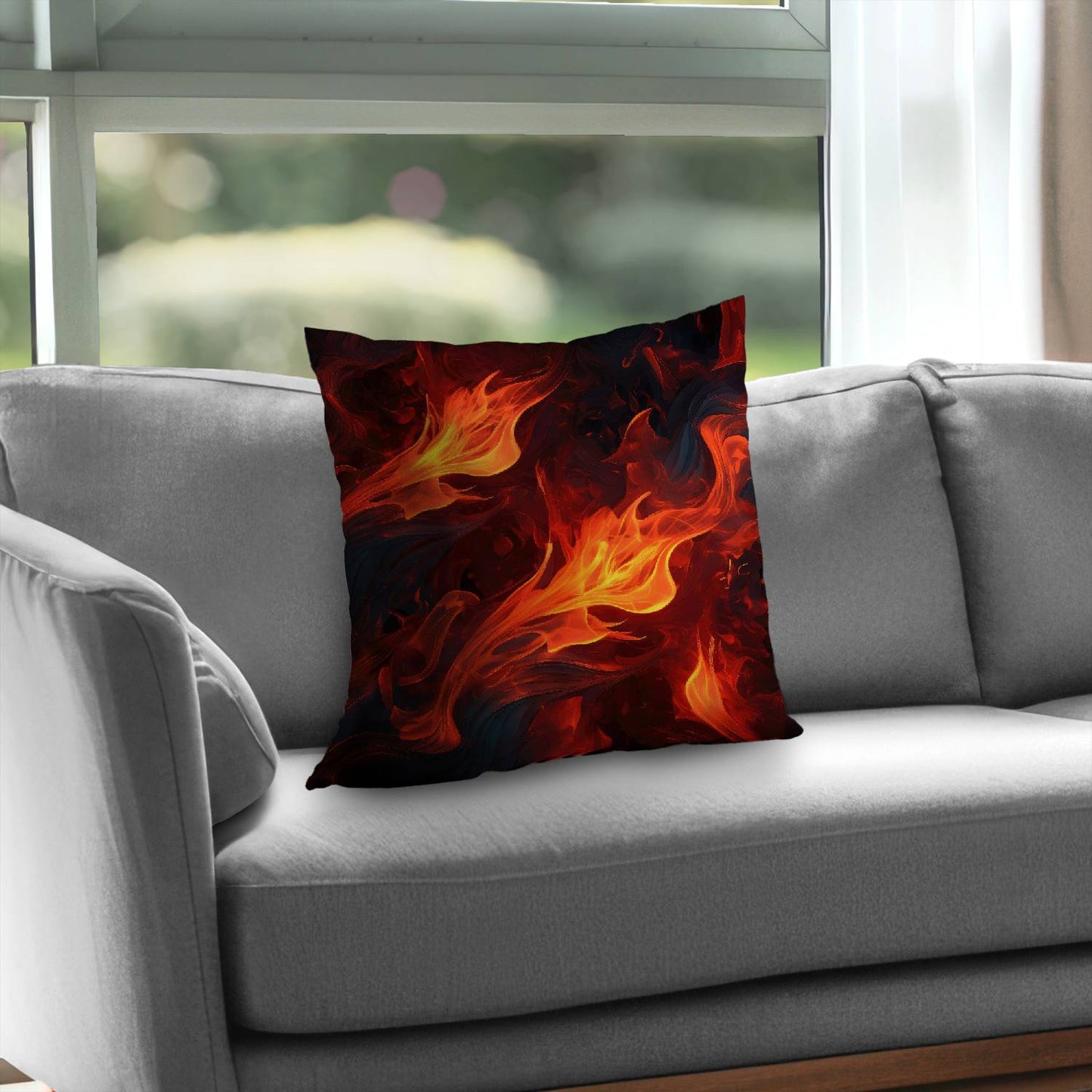 Sizzling - Throw pillow - Print on demand