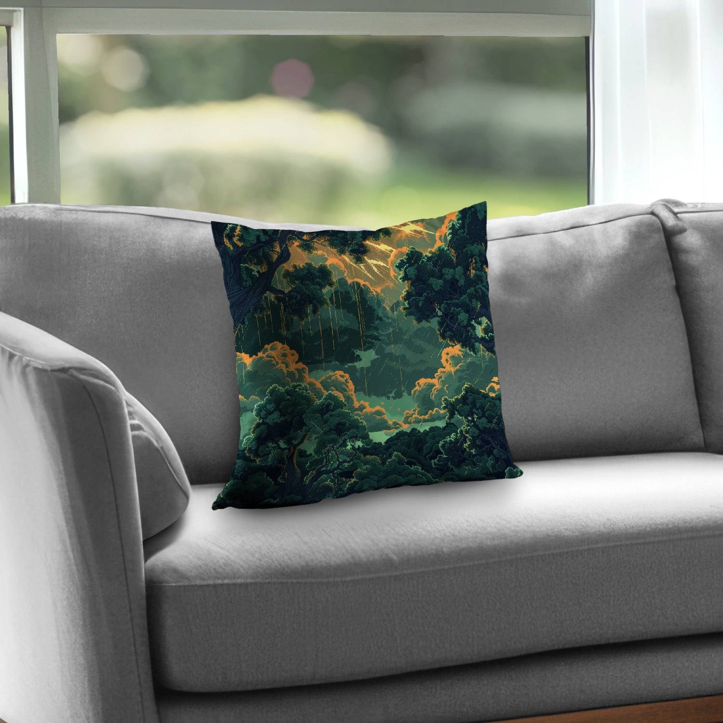 Drops - Throw pillow - Print on demand