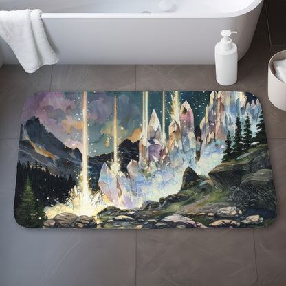 Magical beams - 17"x24" Bath mat