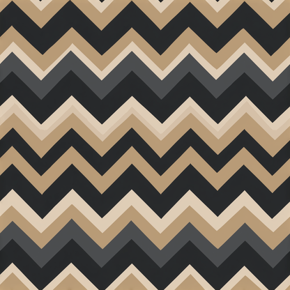 Earth Tone Waves Shower Curtain | Stylish Home Decor