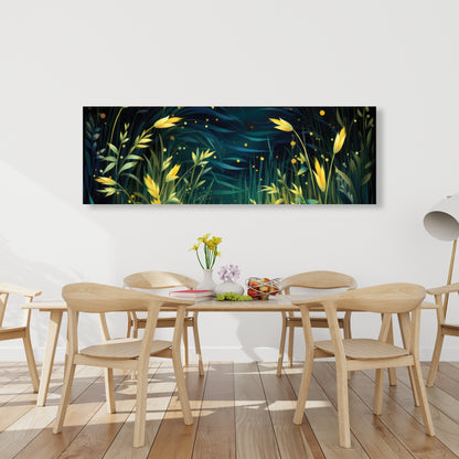 Lit plains - 32"x32" Canvas