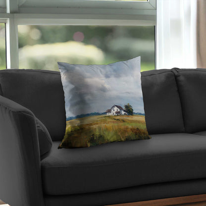 Marsh Poly Twill Throw Pillow - Stylish Home Decor Accent