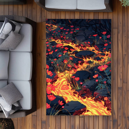 Tapis d'extérieur Dodging Nature | Accent de décoration intérieure élégant