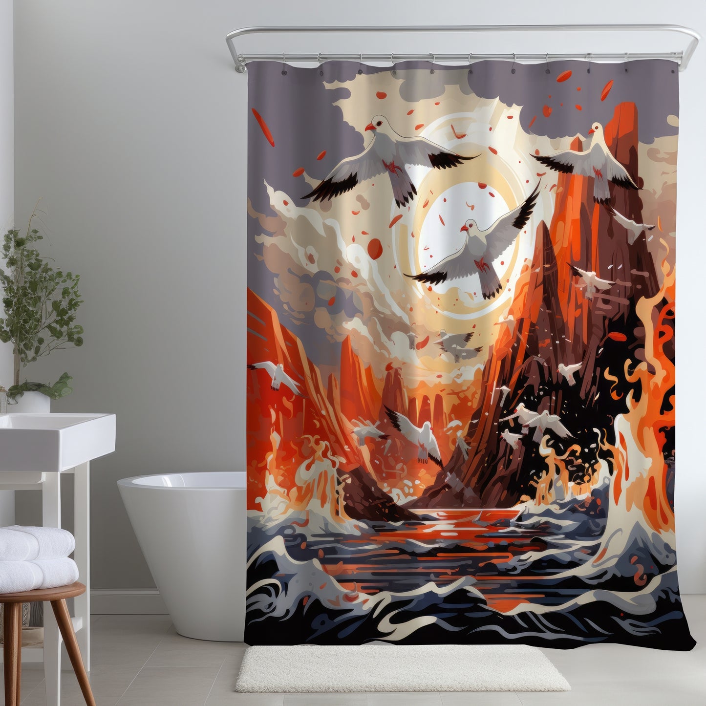 The escape - Shower Curtain