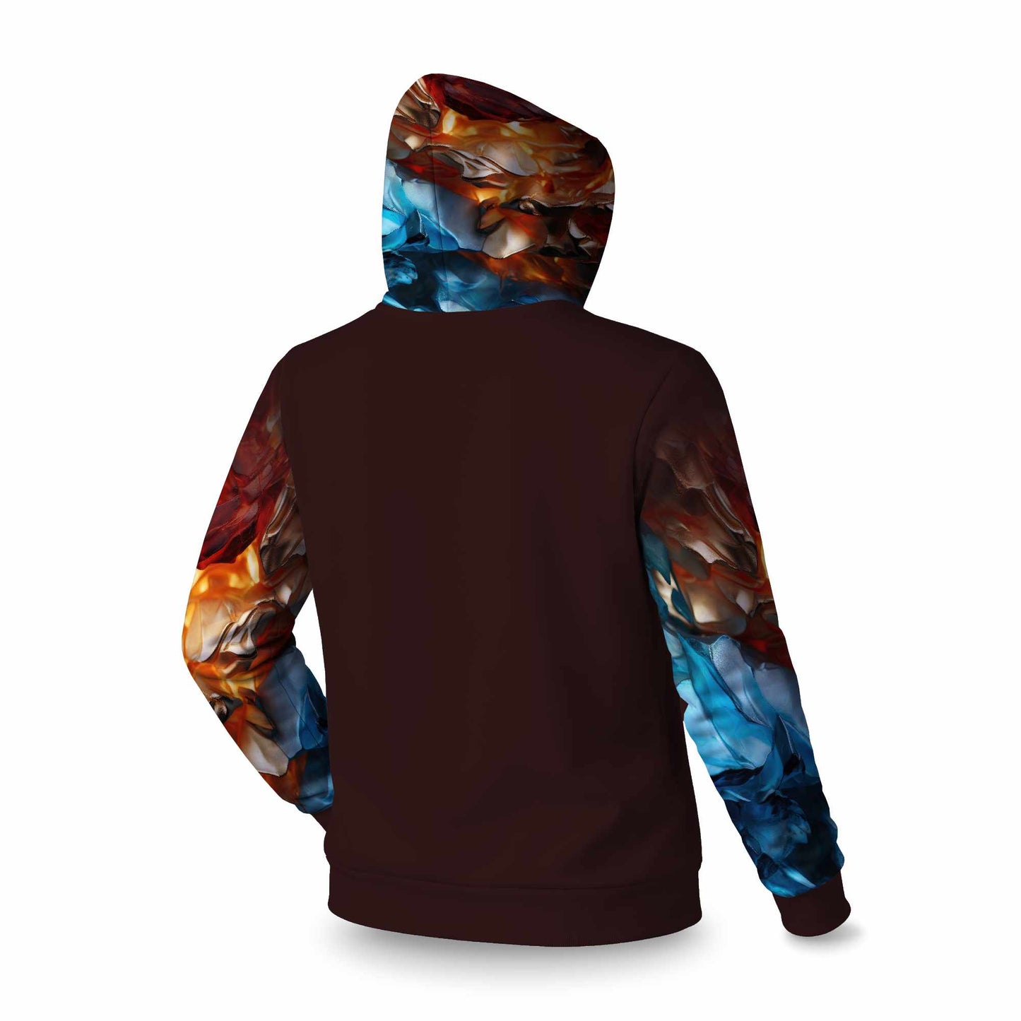 Mineral Contrast Sleevie Pullover Hoodie | Stylish Apparel