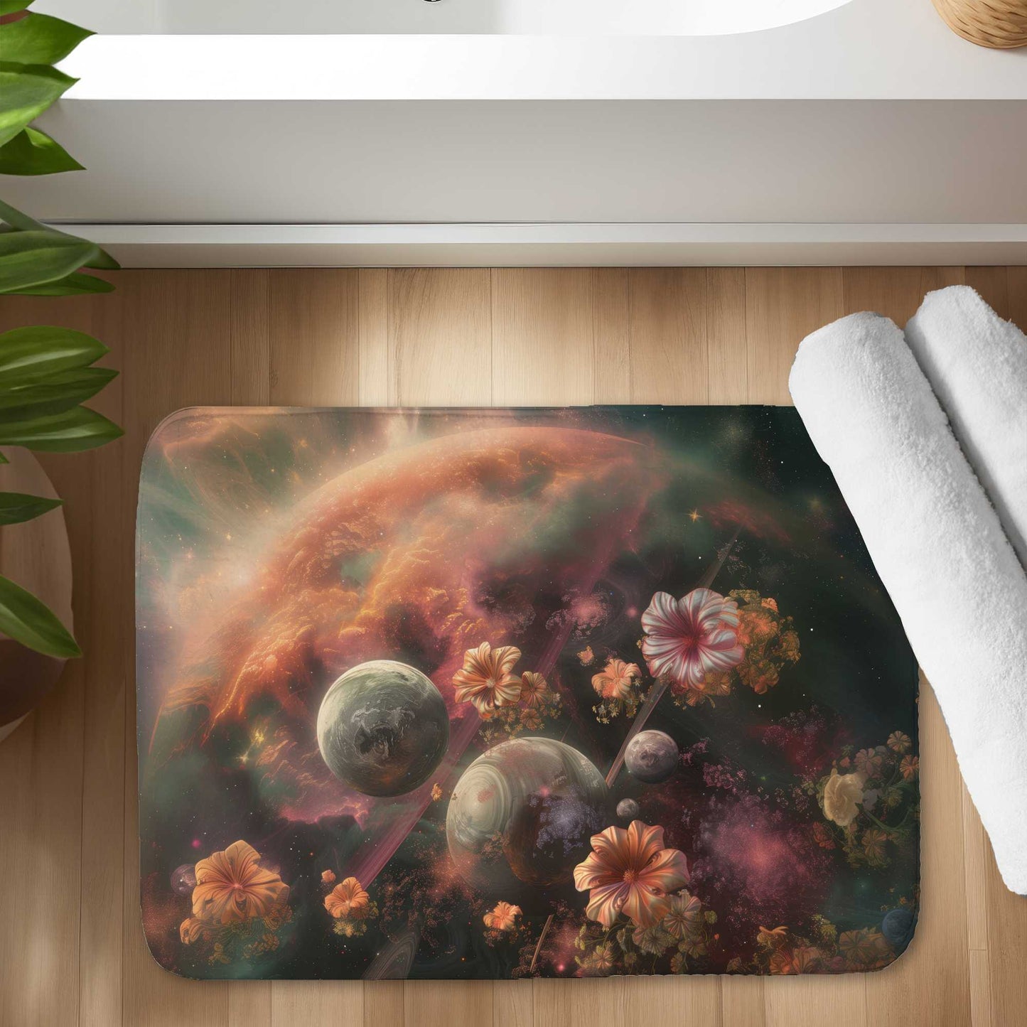 Capturing Light Black Bath Mat for Stylish Home Decor