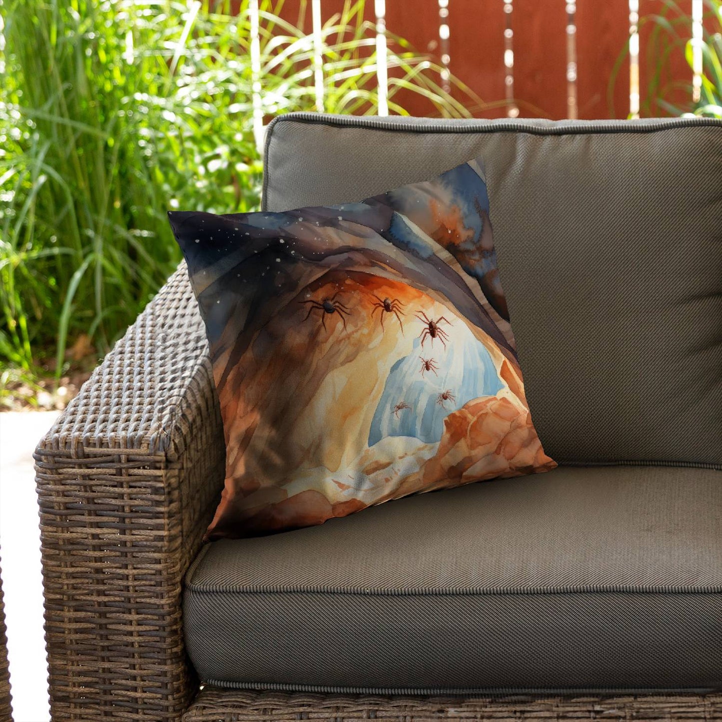 Undesirable event - Throw pillow - Print on demand