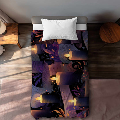 Housse de couette Chuchotis aux Chandelles | Décoration douillette