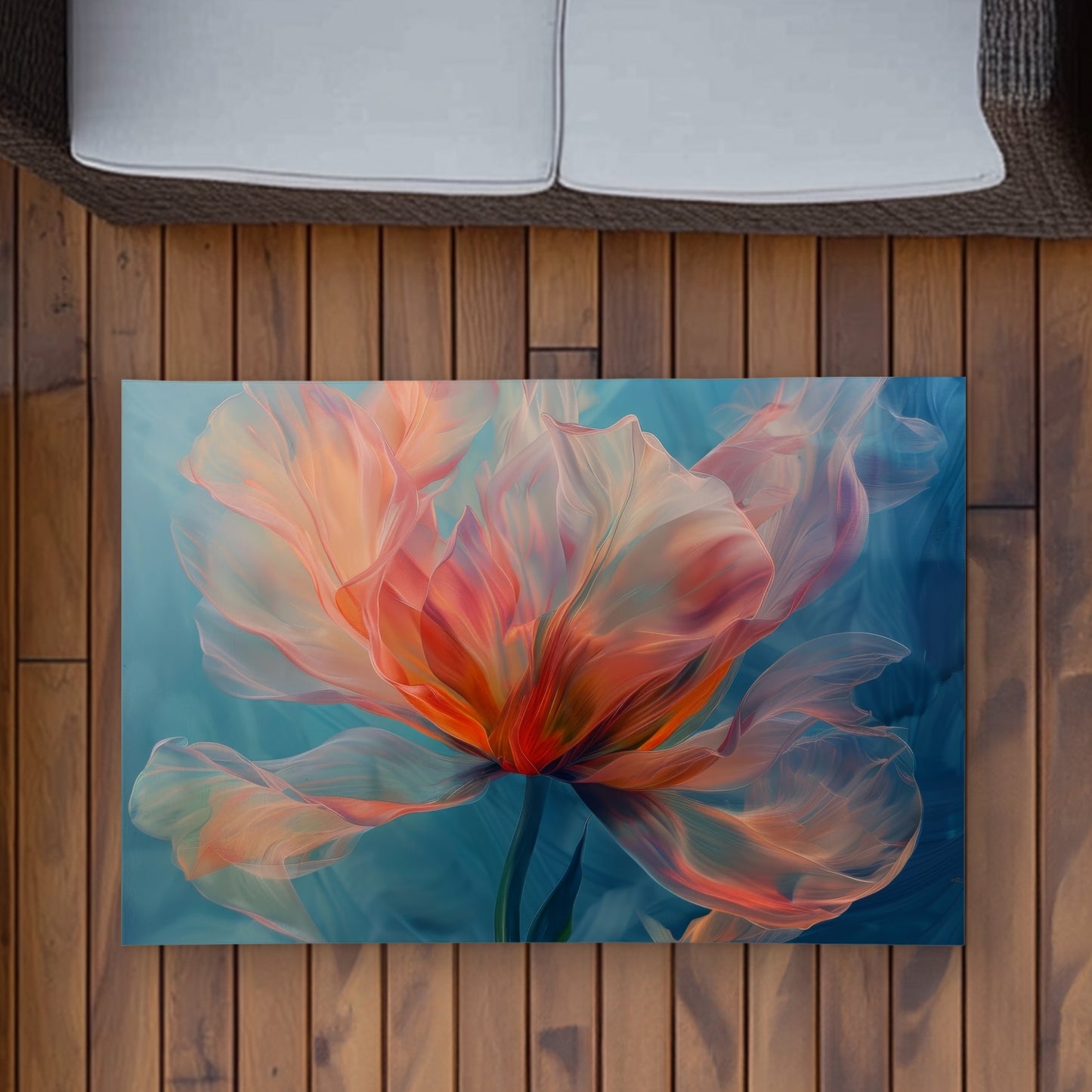 Blend Blue Outdoor Area Rug | Stylish Home Decor Accent