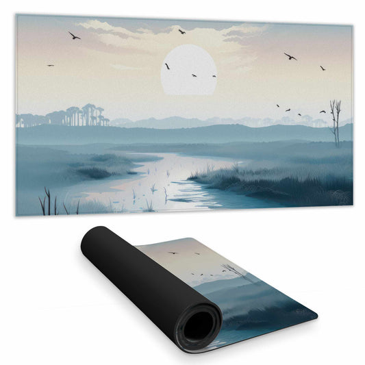 The Marsh White Desk Mat | Stylish Home Decor Essential