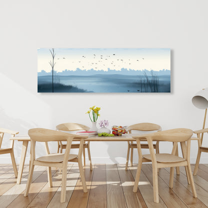 Evening marsh - 32"x32" Canvas