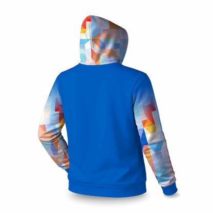 Sweat à capuche à manches longues Geometric Cadence | Vêtements élégants