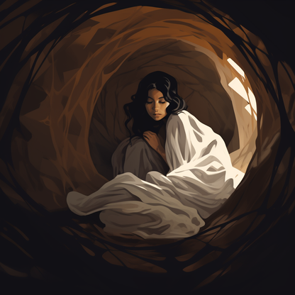 Warm Embrace White Shower Curtain for Elegant Home Decor