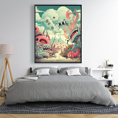 Unimaginable - 36"x36" Framed canvas