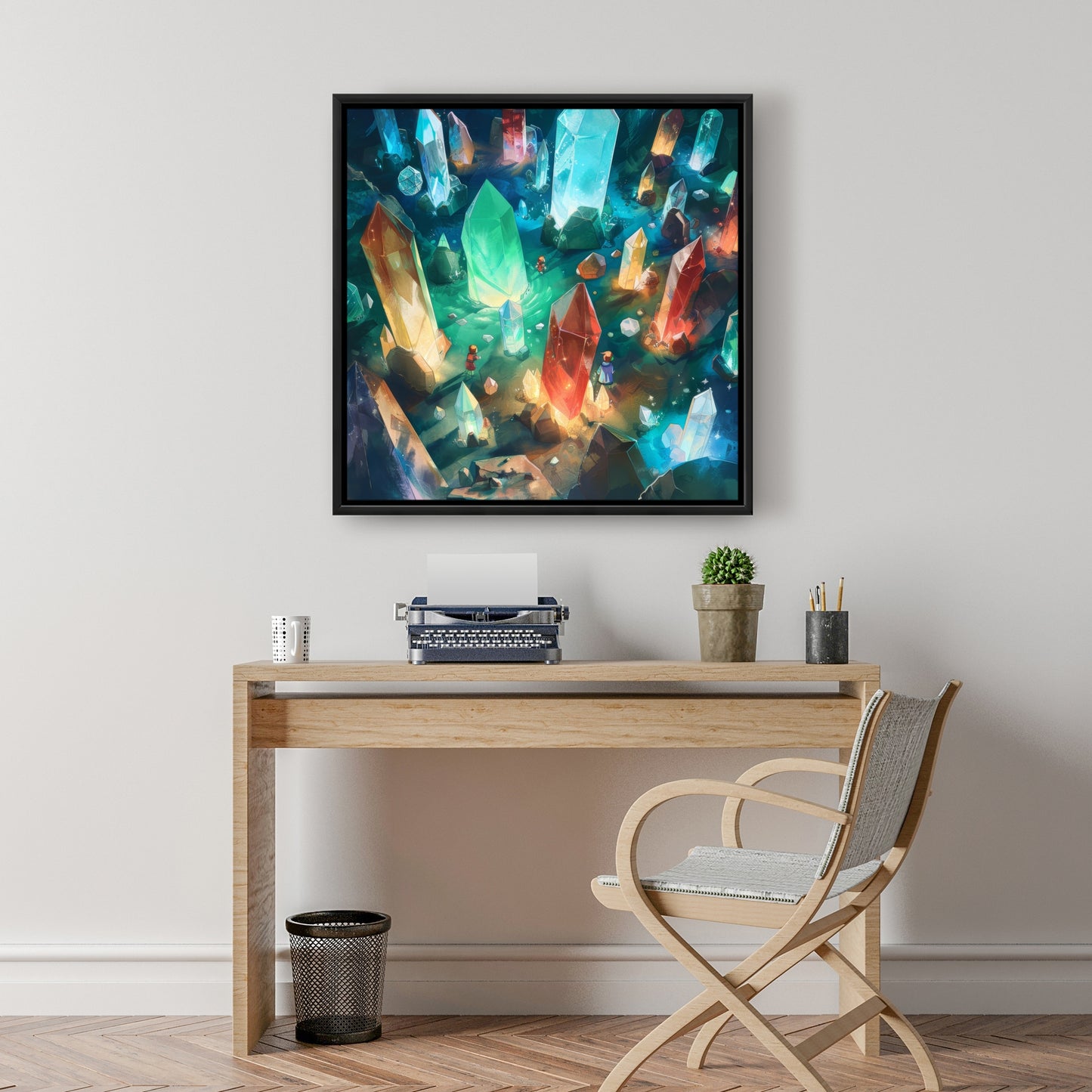 The quest - 36"x36" Framed canvas