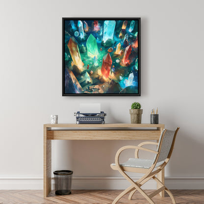 The quest - 36"x36" Framed canvas
