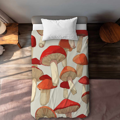 Housse de couette Danse de la cape cramoisie | Décoration intérieure élégante