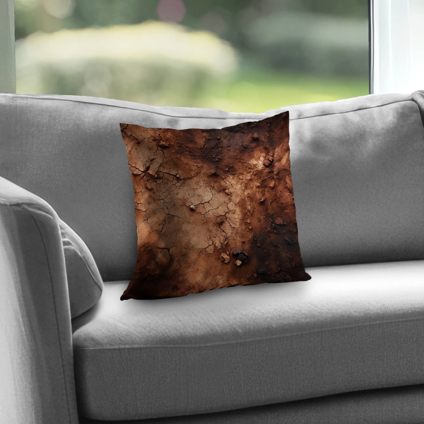 Cracking - Throw pillow - Print on demand