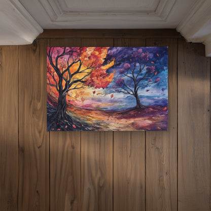 Before the Storm Purple Indoor Outdoor Door Mat | Home Decor