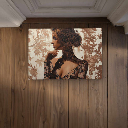 Contemplation Door Mat - Indoor Outdoor Home Decor Mat