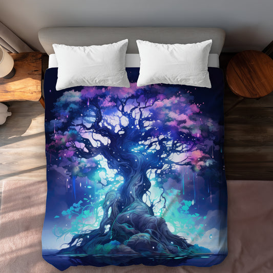 Make a wish White Duvet Cover - Elegant Home Decor Item