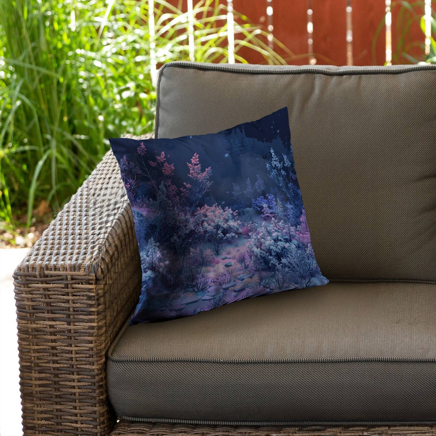 Cold night - Throw pillow - Print on demand