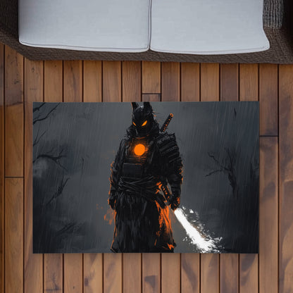 Blazing Gray Outdoor Area Rug - Stylish Home Decor Accent