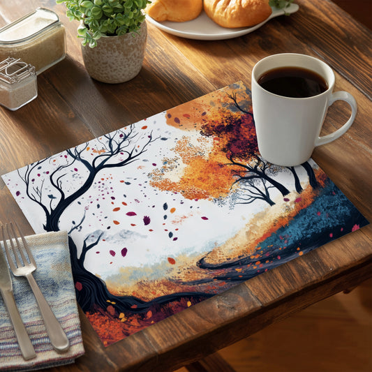 Cool Weather Polyester Placemat for Stylish Home Decor