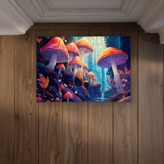 Take a Look at That Blue Indoor Outdoor Door Mat | Home Decor