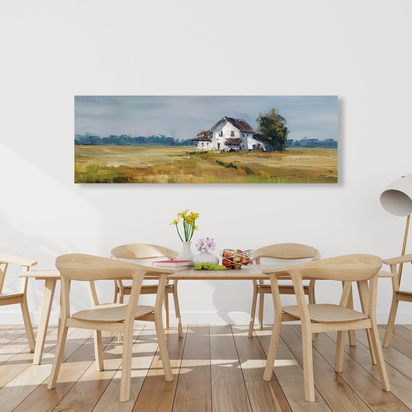 Marsh White Canvas for Home Decor - Stylish Wall Art