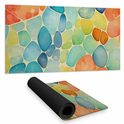Tapis de Souris Blobs - Sous-Main Décoratif et Élégant pour Espace de Travail