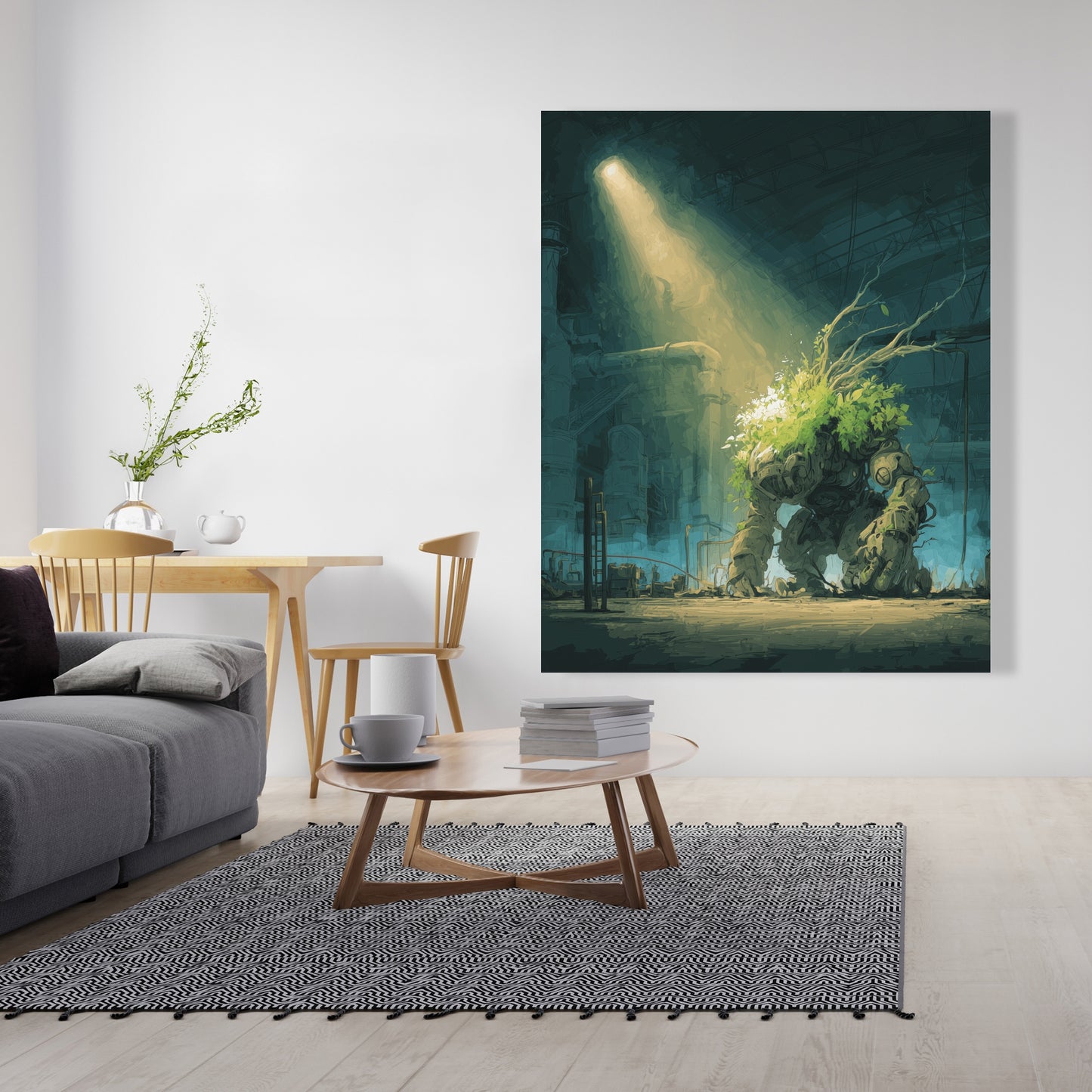 The golem - 24"x24" Canvas