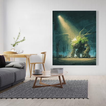 The golem - 24"x24" Canvas
