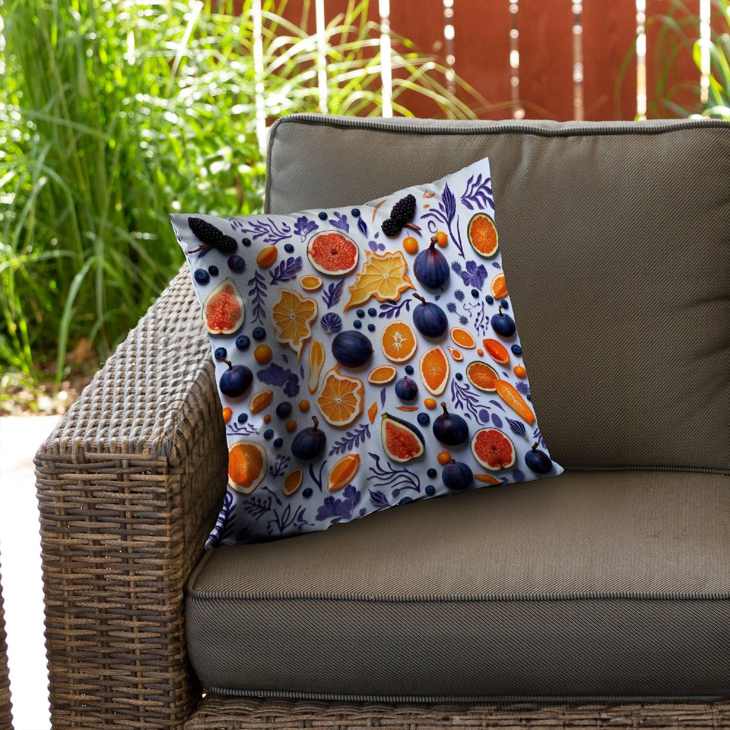 Fruity skins - Throw pillow - Print on demand