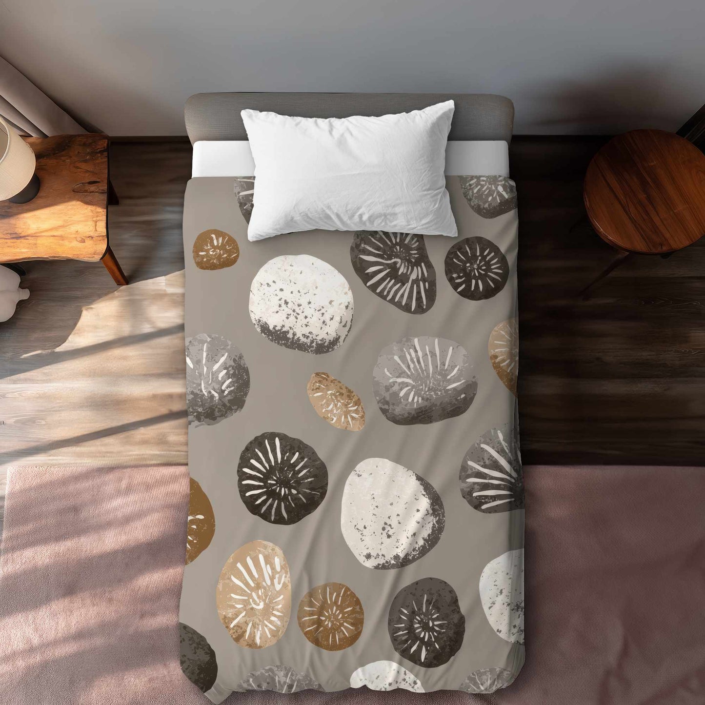 Housse de couette Earthstone Echoes | Linge de lit élégant pour la maison