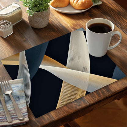 Ropes of Destiny - Beige Polyester Placemat for Home Decor