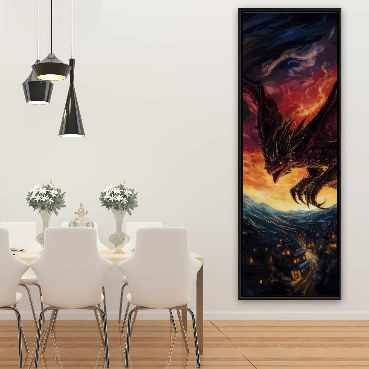 Back for revenge - Framed Canvas - Print on demand