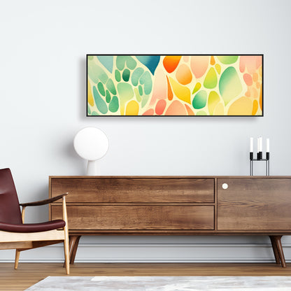 Organic Fruits Orange Framed Canvas | Home Decor Art