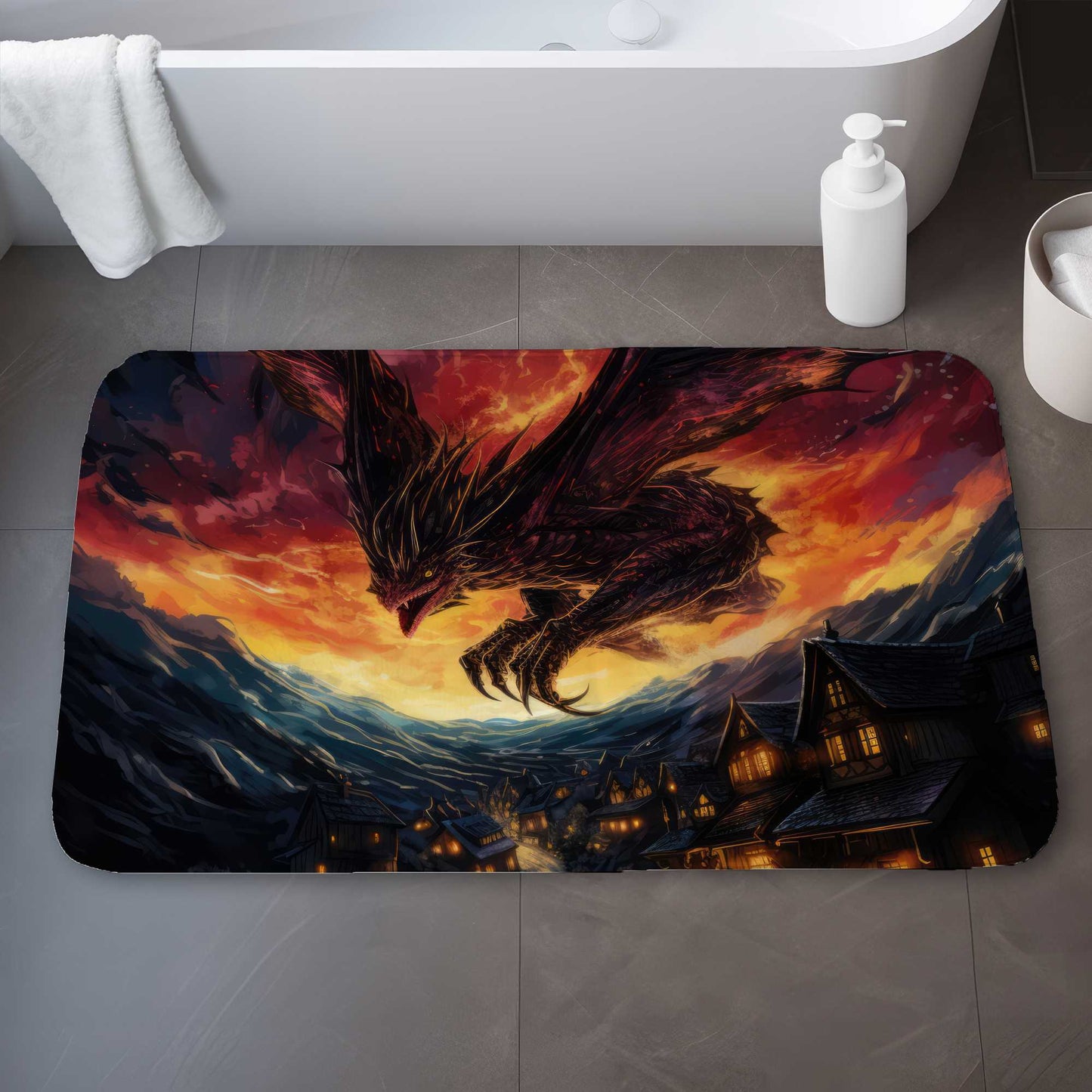 Back for Revenge Blue Bath Mat | Stylish Home Decor Accent