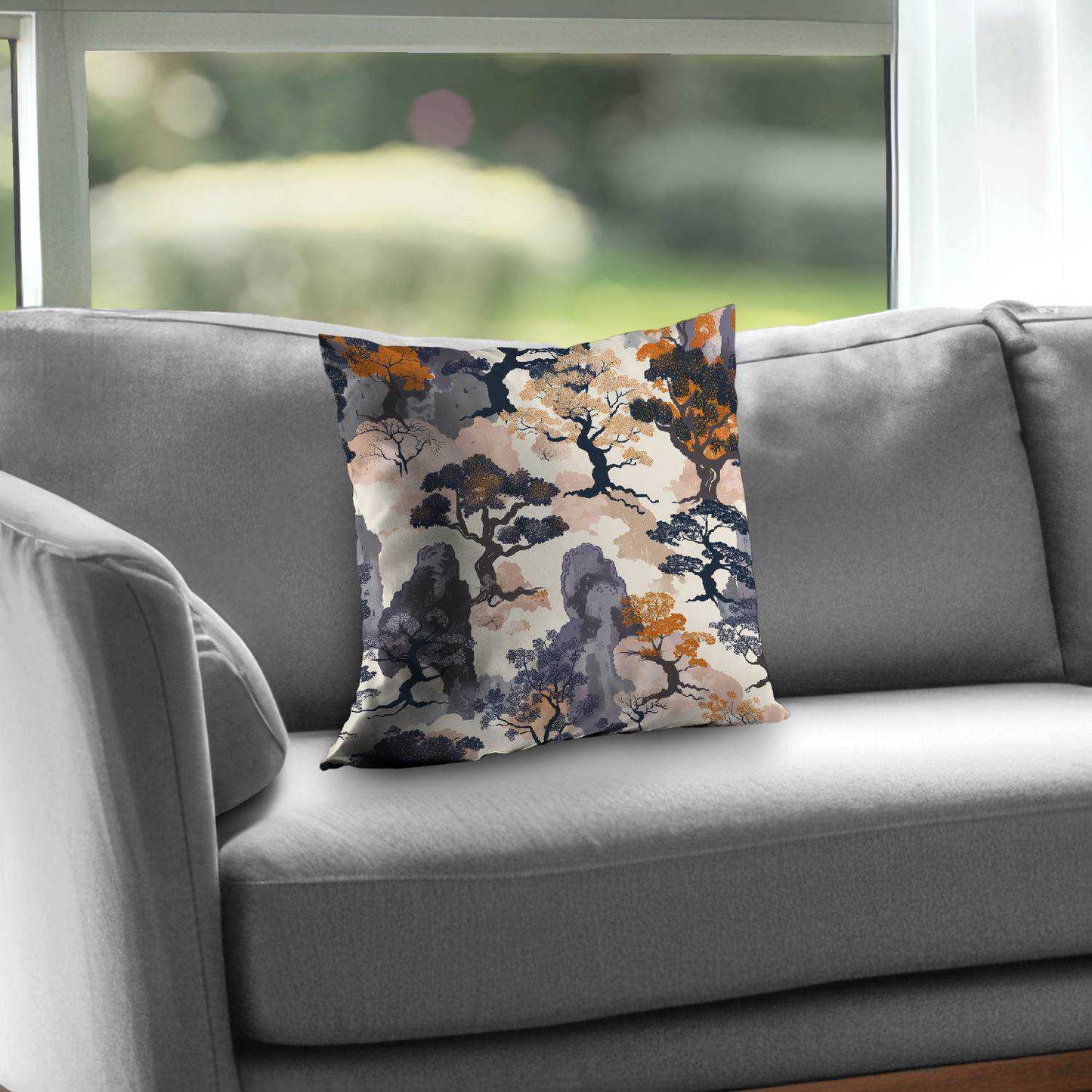 Voidless Poly Twill Throw Pillow - Stylish Home Decor Accent