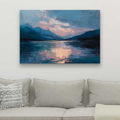 Reflect Pink Canvas - Stylish Home Decor Accent Piece