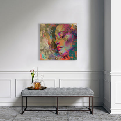 Grunge look - 32"x32" Canvas