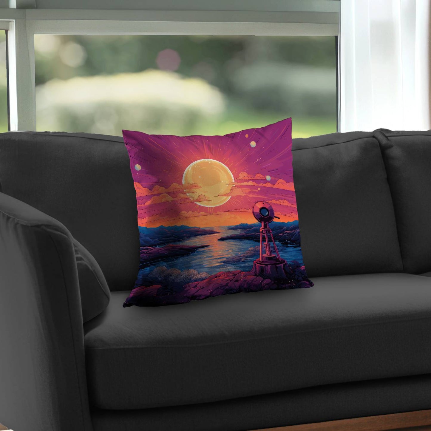 Measure the calm - Throw pillow - Print on demand