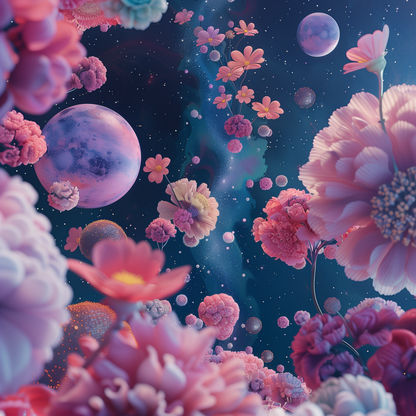 Pink void - 32"x32" Canvas