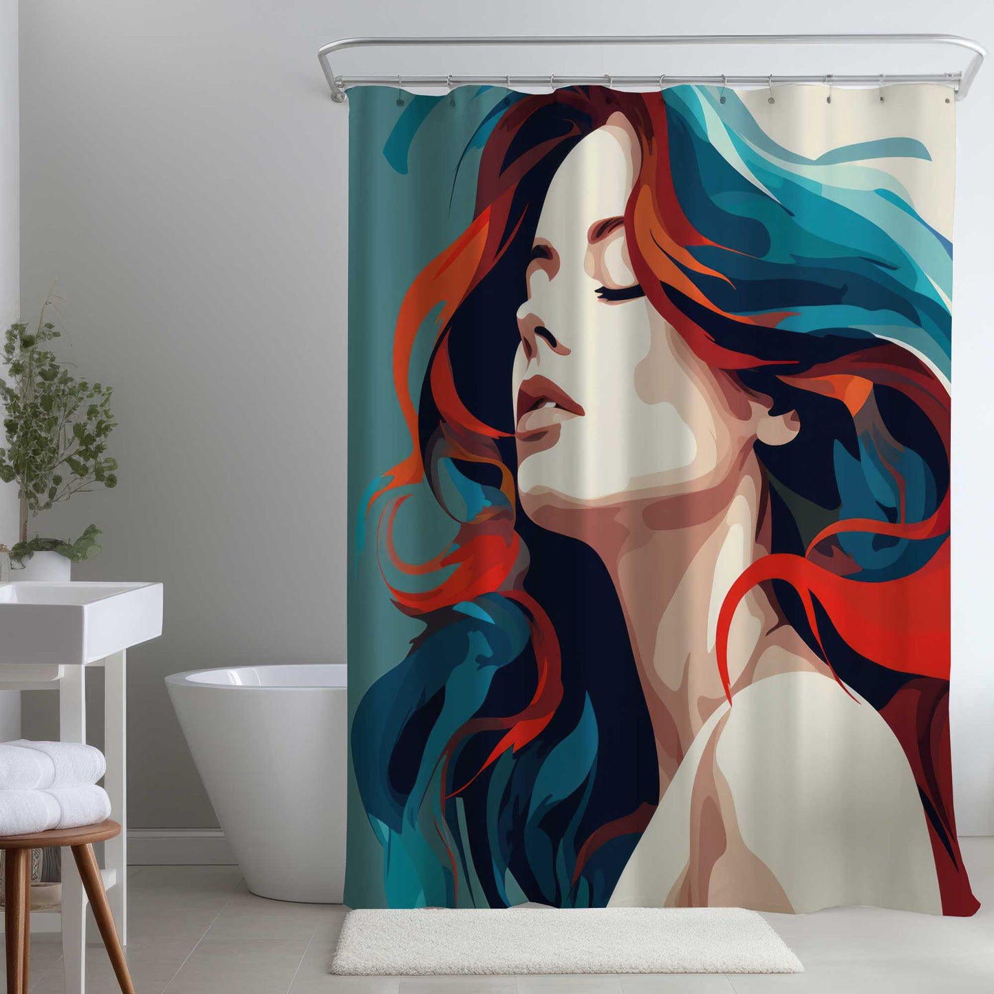 Zen Shower Curtain for Elegant Home Decor | Stylish & Modern