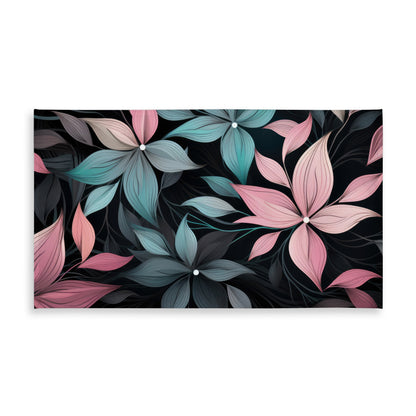 Nappe Fleurs Désaturées - Décoration Maison Intérieure Extérieure