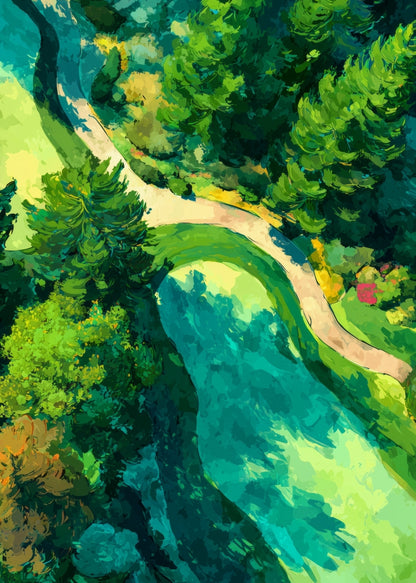 Peaceful course Summer Beige Indoor Outdoor Door Mat | Decor