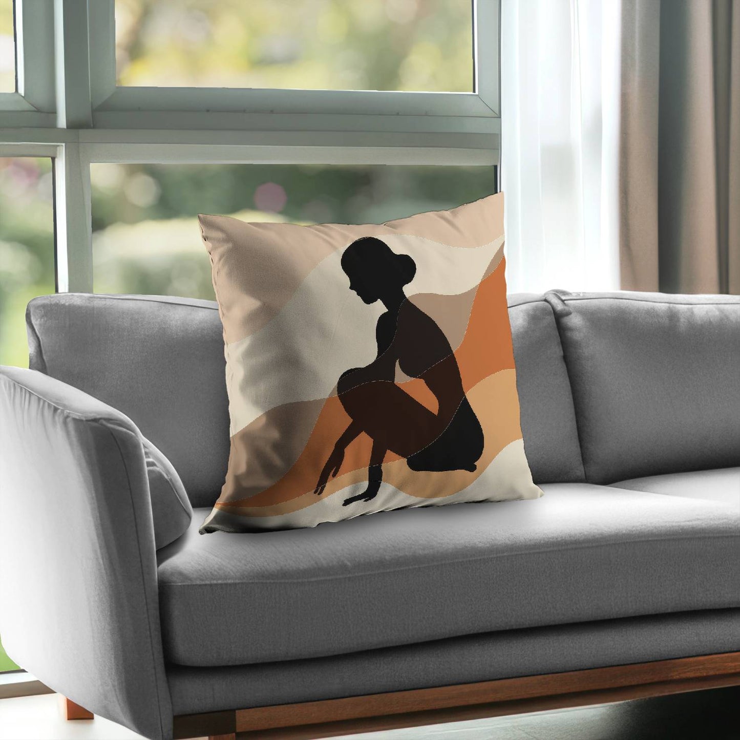 Mindfulness - Throw pillow - Print on demand